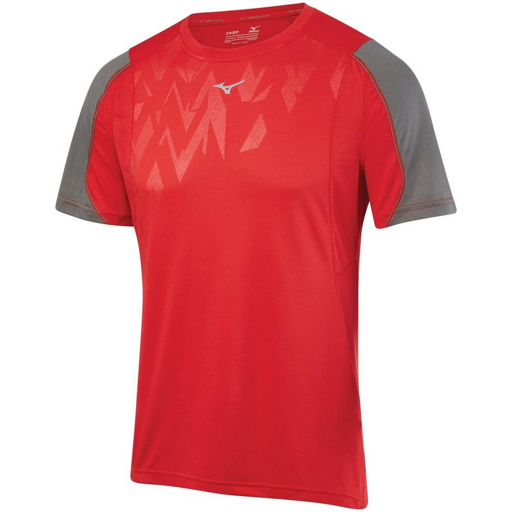 Maglietta Mizuno Running Alpha Vent Uomo - Rosse - 07843-UKVX